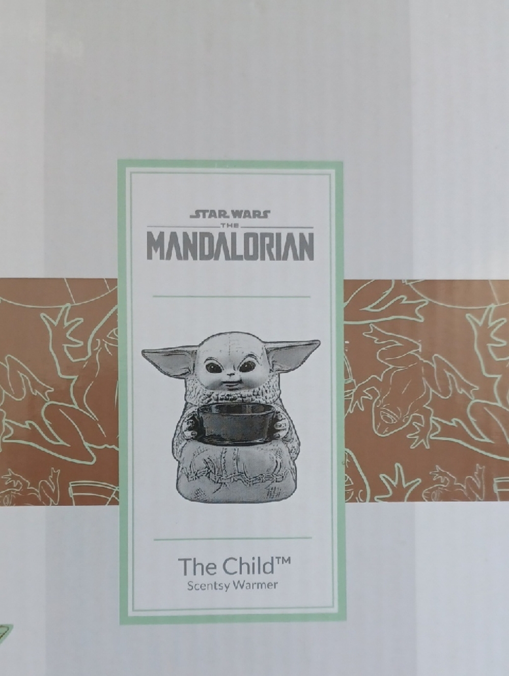 Scentsy The Child™ Mandalorian Warmer - Green and Brown